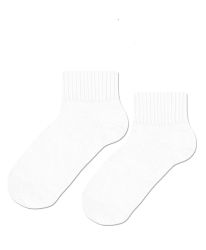 Бели къси чорапи (къс конч) – стабилно прилепване