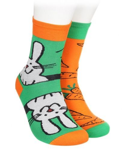 Детски чорапи Великденски заек и моркови