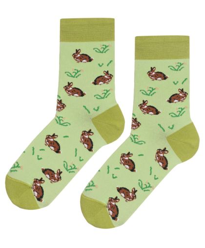 Детски чорапи ЗАЙЧЕ И ЦВЕТЯ ЗА ВЕЛИКДЕН