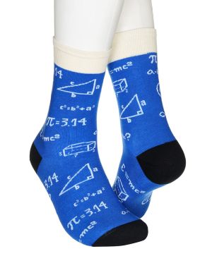 Чорапи за математици и физици с формули