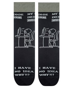 Чорапи „My code works / My code doesn’t work“ – класика за програмисти