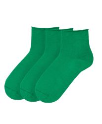 СЕТ 3 ЧИФТА чорапи БЕЗ ЛАСТИК - ЗЕЛЕНИ