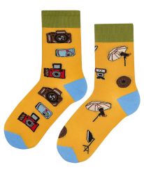 Чорапи за фотографи в цвят охра