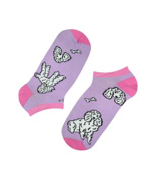 Къси чорапи с кученца